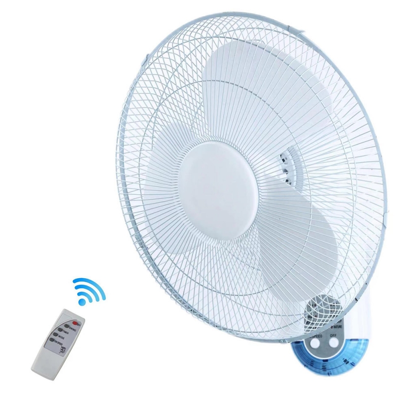 16 Inch Colorful LED Light Wall Fan With